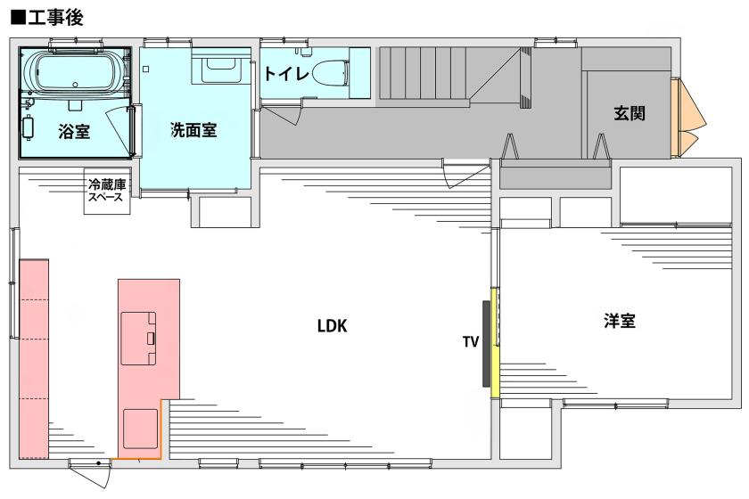 改修後図面
