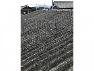 アスベスト入りのスレート屋根をカバー工法で屋根リフォーム